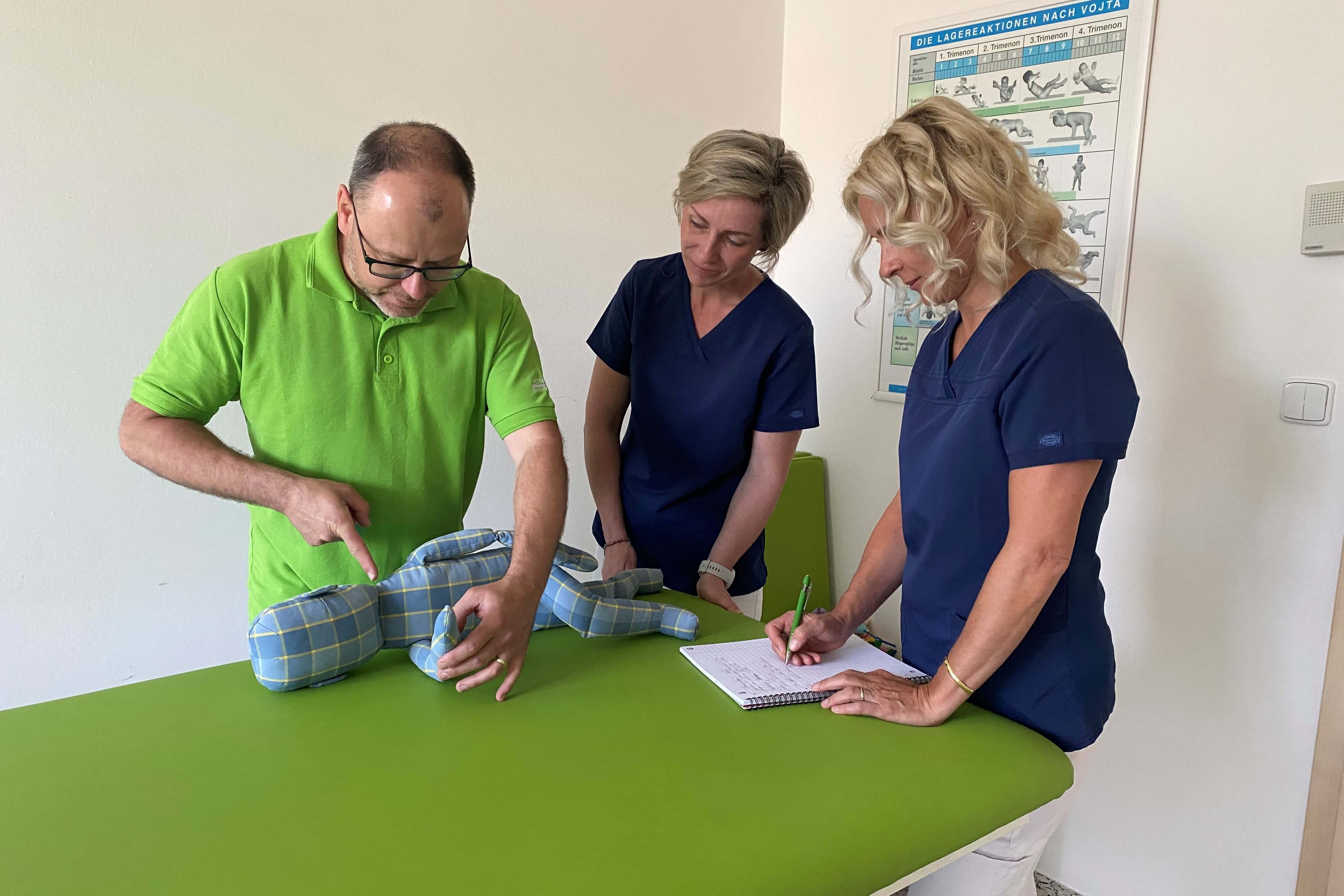 Stáže a praxe studentů - studenti fyzioterapie v praxi